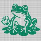 FROG 6 CROCHET AFGHAN PATTERN GRAPH