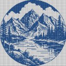MOUNTAINS 7 CROCHET AFGHAN PATTERN GRAPH
