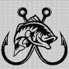 FISHING 4 CROCHET AFGHAN PATTERN GRAPH