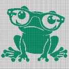 FORG IN GLASSES CROCHET AFGHAN PATTERN GRAPH
