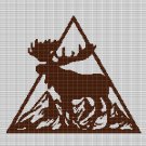 MOOSE 4 CROCHET AFGHAN PATTERN GRAPH