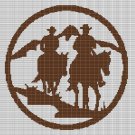 COWBOYS 2 CROCHET AFGHAN PATTERN GRAPH