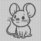 CUTE MOUSE CROCHET AFGHAN PATTERN GRAPH