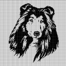 ROUGH COLLIE CROCHET AFGHAN PATTERN GRAPH