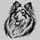 SHETLAND SHEEPDOG CROCHET AFGHAN PATTERN GRAPH