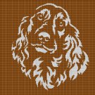 SPANIEL 2 CROCHET AFGHAN PATTERN GRAPH