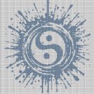 YIN YANG 2 CROCHET AFGHAN PATTERN GRAPH