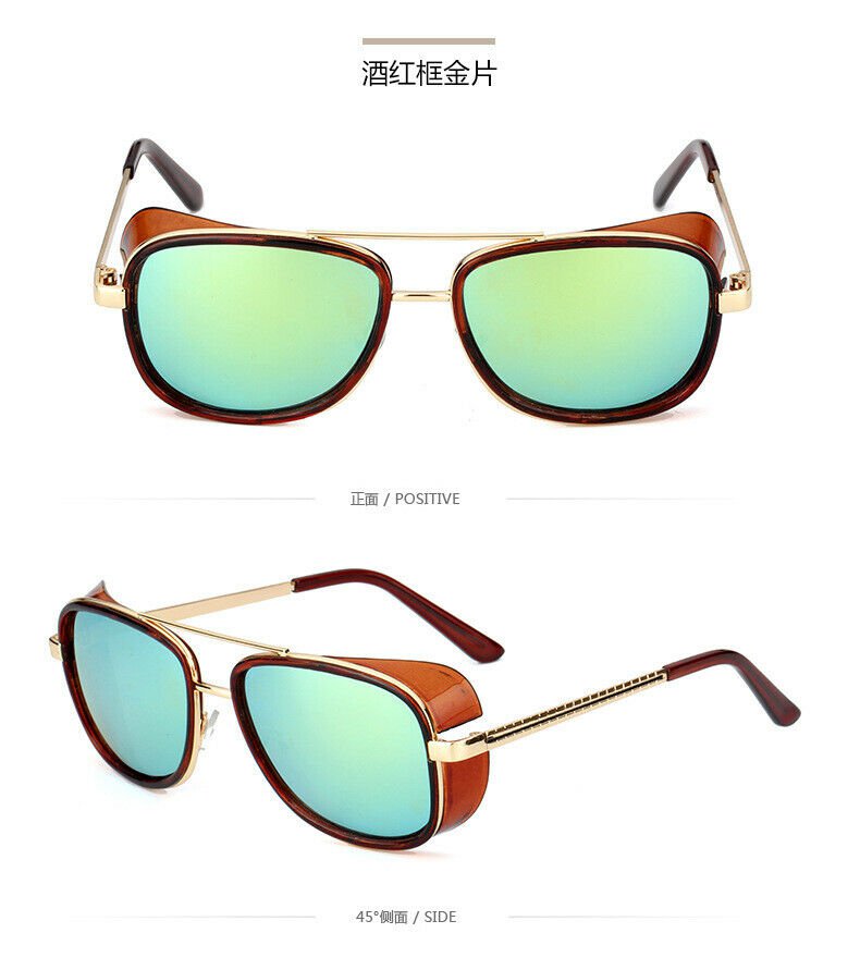Iron Man TONY STARK Sunglasses Color Lens Robert Downey #06