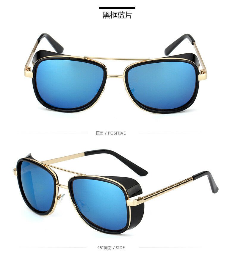 Iron Man TONY STARK Sunglasses Color Lens Robert Downey #08