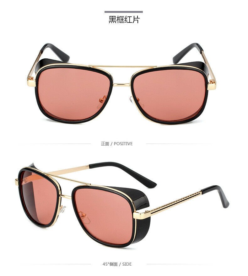 Iron Man TONY STARK Sunglasses Color Lens Robert Downey #09