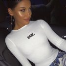 Articat Long Sleeve Sexy Bodysuit Women Tops Casual  Playsuit