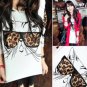 High Quality New Brand European Women Cat Leopard Print T-Shirt Cotton Long Sleeve