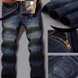 Men New Pants  Straight Slim Casual Jeans Brand Plus Size Cotton Jeans Pants Men Hot Sale