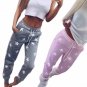 2016 Women Pants Star Printed Lady Bottoms Pants Pink Grey trousers