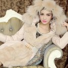 Buenos Ninos Fashionable Women Luxury Style Long Winter Parkas  Fur Collar