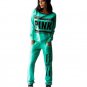 Women Two Piece Set Tracksuits Top and Pants Letter Print Long Sleeve  Sporting Suit Casual