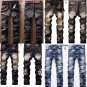 New Style Men Jeans Straight pants Snow wash Hip hop Jeans