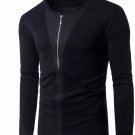 GustOmerD New Fashion Patchwork T-shirt  High  Quality  Slim Fit  Long Sleeve Male T-shirts