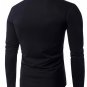 GustOmerD New Fashion Patchwork T-shirt  High  Quality  Slim Fit  Long Sleeve Male T-shirts
