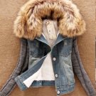 Winter Style Women Hoodie Cowboy cotton Coat Jacket