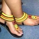 Genuine Beaded Leather Sandals