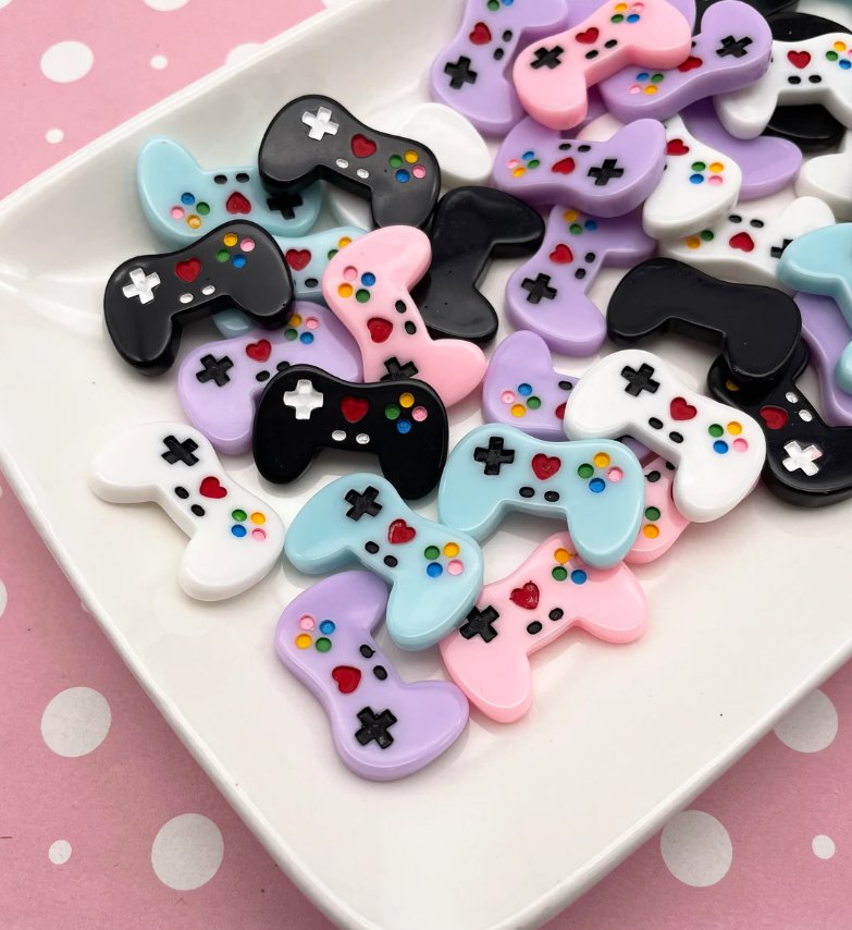 ideo Game Controller Cabochons jocad (5 Pieces)