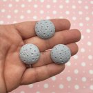Resin Moon Cabochons, Moon Crater Cab jocad (6 Pieces)