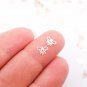 Tiny 6mm Gold Toned Honeybee Bee Cabochons, Cute Kawaii Nail Floral Cabs jocad (50 Pieces)