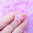 Pastel Purple Soft Resin Sugared Star Cabs, Gummy Candy Cabochons, Kawaii Cabs jocad (6 Pieces)