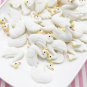 Miniature Resin White Swan Cabochons, Great for Jewelry, Swan Cabs jocad (6 Pieces)