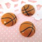 Basketball Cabochons, Basketball Sport Cabs jocad (6 Pieces)