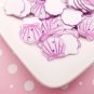 Pastel Purple Glitter Pastel Seashell Cabochons, Nautical, Shell Cabs, Ocean jocad (6 Pieces)