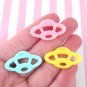LIMITED COLOR Assorted Pastel UFO Spaceship Cabochons jocad (6 Pieces)