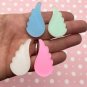 Wing Pastel wings Glitter Resin Chibi Wings, Angel Wing Cabochons jocad (8 Pieces / 4 Pairs)