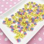 Multicolor Kawaii Shooting Star Rainbow, Fairy Kei Resin Flatback Cab jocad (8 Pieces)
