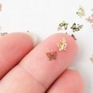 Tiny 6mm Gold Toned Metallic Butterfly Cabochons, Cute Kawaii Nail Butterfly Cabs jocad (50 Pieces) Tiny 6mm Gold Toned Metallic Butterfly Cabochons, Cute Kawaii Nail Butterfly Cabs jocad (50 Pieces)