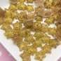 Gold Glitter Resin Star Cabochons, Cute Bling Cabs jocad (8 Pieces)_