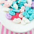 Mixed Pastel Chibi Wing Cabochons Angel Wings jocad (6 Pair / 12 Pieces)