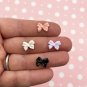 Tiny Resin Bow Cabochons, Cute Kawaii Nail Bow Cabs jocad (50 Pieces)