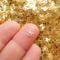 Tiny 6mm Gold Toned Hollow Cherry Dangle Cabochons, Cute Kawaii Nail Cherry Cabs jocad (50 Pieces)