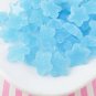 Blue Soft Resin Sugared Star Cabs, Gummy Candy, Kawaii Cabochons, Fruit Sweets Cabs jocad (6 Pieces)