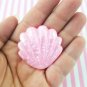Huge Assorted Foil Glitter Seashell Cabochons, Glitter Seashells jocad (4 Pieces)