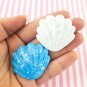Huge Assorted Foil Glitter Seashell Cabochons, Glitter Seashells jocad (4 Pieces)