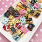 Assorted Miniature Assorted Resin Back To School Cabochons, Cute Office Cabs jocad (4 Pieces)