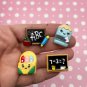 Assorted Miniature Assorted Resin Back To School Cabochons, Cute Office Cabs jocad (4 Pieces)