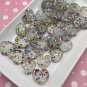 Glitter Resin Heart Cabochons, Heart Cabochons, Cute Bling Cabs jocad (6 Pieces)