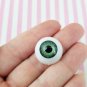 Green Large Doll Eye Cabochons, 20x10mm, Super Realistic Cabs, Hollow Doll Eyes jocad (6 Pieces)
