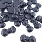 Black Bow Resin Cabochons, Cute Flat Backed Cabs jocad (10 Pieces)