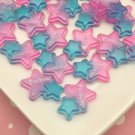 Fairy Kei Forever Star Cabochons, Cute Two Tone Cabs jocad (3 Pieces) Fairy Kei Forever Star Cabochons, Cute Two Tone Cabs jocad (3 Pieces)