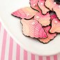 Flatbacked Pastel Seashell Cabochons with attached Pearl, Resin Flat Sea Shells jocad (4 Pieces)